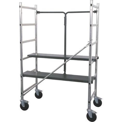 Andamio móvil plegable de aluminio extruido ST3