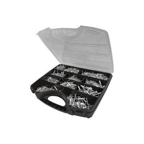 Assortiment de 500 Rivet aveugle multiserrage GOMULTI Aluminium Tige acier DEGOMETAL - 1 pièce (1/4)