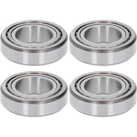 Roulements de Moyeu de Roue pour Remorque, 32006, 30mm Diamètre Intérieur, 55mm Diamètre Extérieur, Acier Chromé, 4 Pièces (1/5)