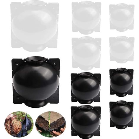 Dispositif enracinement de Plantes réutilisable, 10 pièces Boîte de greffage de Boules (1/5)