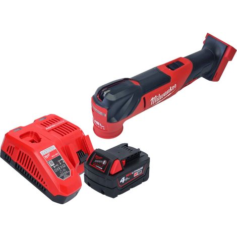 Milwaukee M18 FMT-401 Akku Multitool 18 V Brushless + 1x Akku 4,0 Ah + Ladegerät