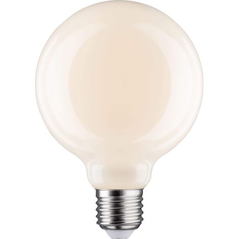 Paulmann 28624 Lampadina LED filamento G95 6 Watt lampadina classica dimmerabile opale 2700 K bianco caldo E27 (1/5)