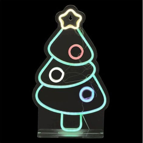 Néon LED sapin prise USB H.40cm - Feeric lights & christmas (1/4)