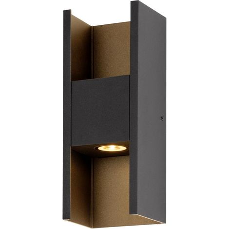 Applique murale FLATT II extérieur PHASE 2700 K 95 W noir bord de mer - SLV - 1010102