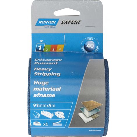 Norton Rouleau Norgrip expert 93 x 5 m Grain 40 (1/3)