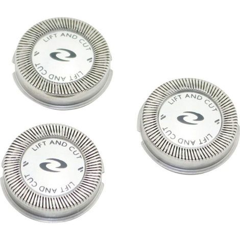 3er-Packung HQ64 Ersatzscherköpfe für Philips PT726, PT725, PT720, PT710, PT715 und PT725