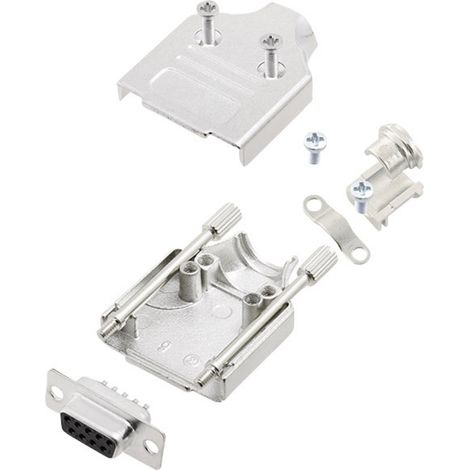 encitech MHDM-09-DMS-K 6355-0006-11 D-SUB Buchsenleisten-Set 180 ° Polzahl: 9 Lötkelch 1 Set