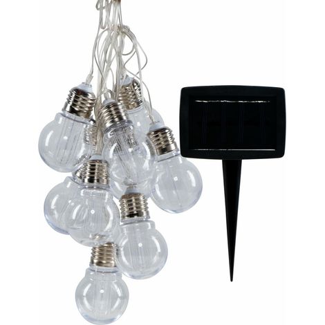 Volteno Lámpara Solar Colgante con Bombillas Plásticas, iluminación decorativa y sostenible, ideal para terrazas y jardines