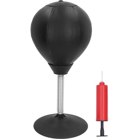 Coussin de frappe antistress pour bureau, punching-ball à ventouse sur pied, jouet de boxe de table (1/5)