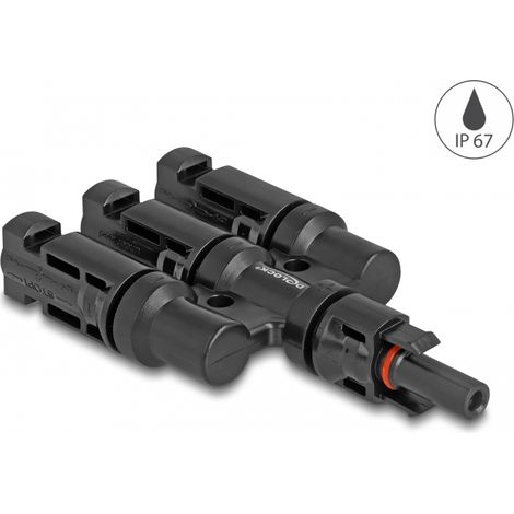 Delock Conectores solares DL4 1 x hembra a 3 x macho
