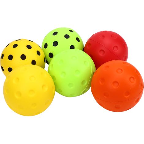 Lot de 6 balles d'entraînement en mousse PU souple, légère et silencieuse pour l'entraînement à domicile (1/5)
