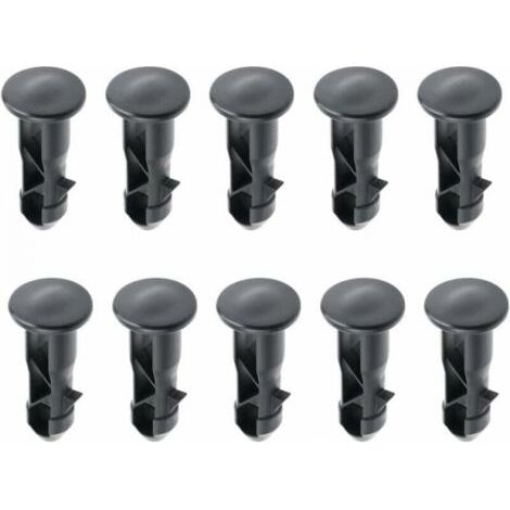 65 x18mm Lot de 10 Goupilles de Charnière Pour Couvercle de Poubelles à Roulettes En Plastique Noir Pour Poubelles Domestiques de 240 L et Commerciales (1/5)