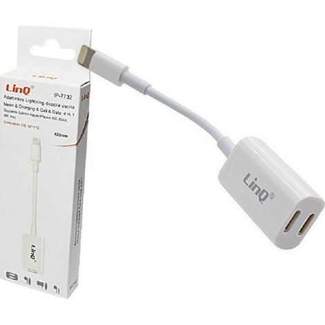 Trade Shop - DOUBLE ADAPPTING CABLE OUT LIGHTNING FEMMIN MUSIC CALLED HEADING IP-7732 - (1/3)