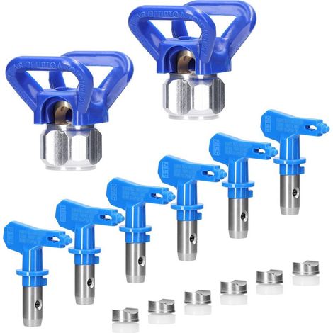 Ensemble de buses pour pistolet à peinture airless, buses réversibles pour pistolet à peinture airless, kit de buses pour pistolet à peinture airless, accessoires pour pistolet (1/5)