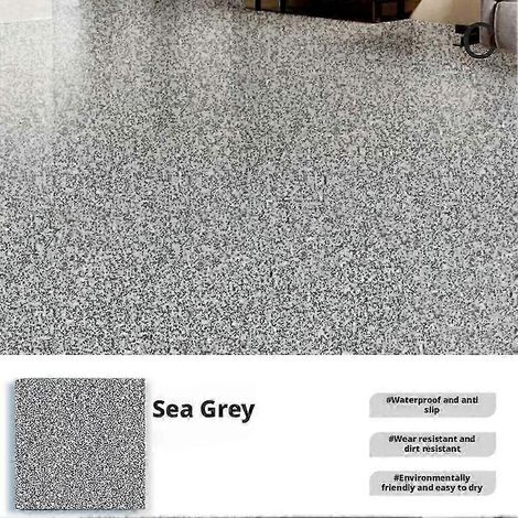 High-Gloss Marble Effect Epoxy Floor Coating Paint for Garage Concrete Surfaces Durable Long Lasting Easy Application( )