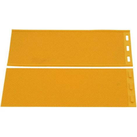 Moule En Cire D Abeille - Silicone Flexible - Pour Pressage Manuelle De Feuilles De Cire - 42 X 23 Cm - 2 Pièces (1/5)