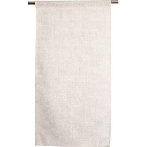 SANS MARQUE Vitrage tamisant Lazaro ecru et dore l. 90 x H. 210 cm (1/4)