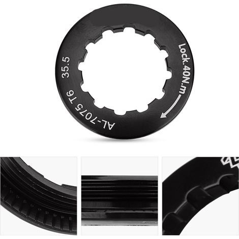 MEIJUN Cassette de Vélo Noir pour Roue Libre de Bicyclette (1/5)