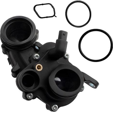 Boîtier de thermostat de liquide de refroidissement moteur compatible avec les moteurs A4, A5, A6, A7, A8, S5 et Q5 059121111CR (1/5)