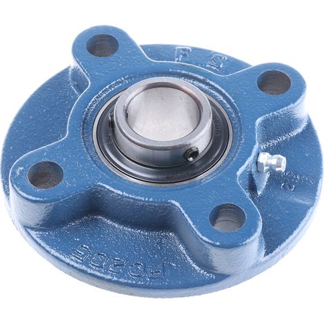 Roulement RS PRO, diam int 25mm, 4 trous de fixations en Fonte ( Prix pour 1 )