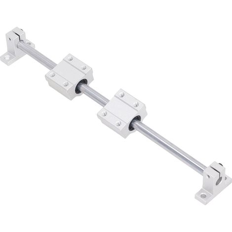 Rail de guidage linéaire avec 4 blocs de glissement pour machines 10-500 (1/5)