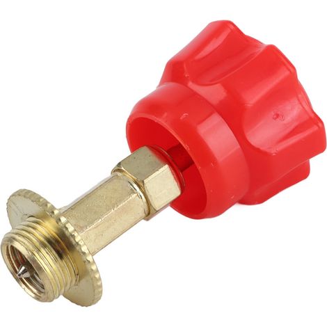 Ouvre-bouteille de réfrigérant, vanne de distribution en laiton 1/4 SAE pour climatisation R134/R22R134 (1/5)