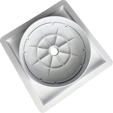 Pièce de rechange pour couvercle d'écumoire de piscine, pour écumoire modèle 1091LX, plaque de recouvrement carrée. (1/5)