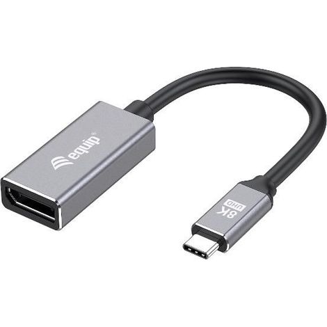Equip 133493 cavo e adattatore video 0,15 m USB tipo-C DisplayPort Nero, Grigio (1/4)