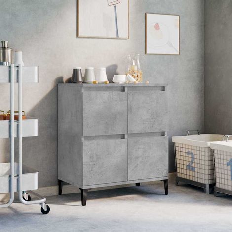 vidaXL Sideboard Concrete Grey 60x35x70 cm Engineered Wood (1/5)
