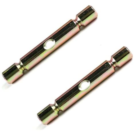 Lot de 2 pièces, fonctionnement par simple pression, robuste et fiable, installation facile, accessoires. Compatible avec les goupilles et les chasse-neige. (1/5)
