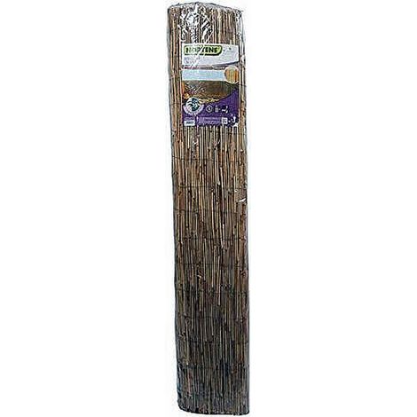 Pannello di canne intero NORTENE - Reedcane - 1,5 x 5 m - Giallo e Nero - Densità 550 g/m2 (1/4)
