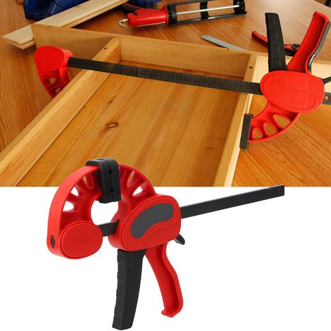 Serre-joints robustes pour le travail du bois, serre-joints en F, serre-joints de fixation, serre-joints robustes, serre-joints pour panneaux, serre-joints rapides pour la fixation d'outils de travail (1/5)