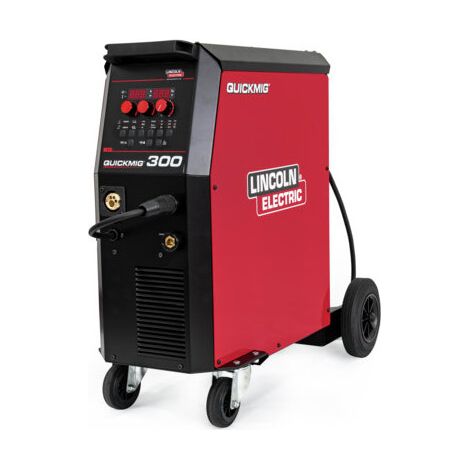 Poste à souder MIG/MAG 300A – Tension 400V – Courant 50-300A – Soudage acier, inox, aluminium – K143801 – Lincoln (1/2)