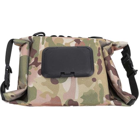 Distributeur de lingettes de voyage et de camping, type coulissant, grande capacité, pochette portable en toile pour lingettes humides de camping