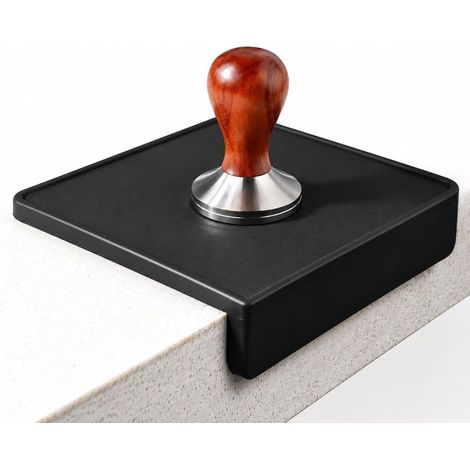 Tapis de tassage en silicone antidérapant 20 x 15 cm, accessoire pour station de préparation de café et confitures, protection de comptoir résistante aux taches, support de préparation durable et faci (1/5)