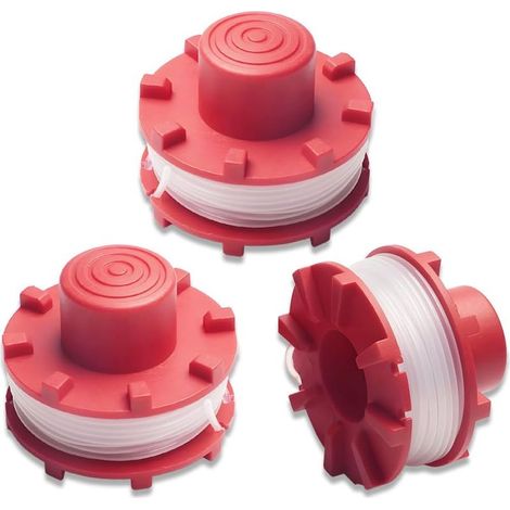 Kompatibel mit Einhell GE-CT 36/30Li Ersatz-Trimmerfadenspulen, 8 m Länge, 2 mm Durchmesser, Nylonspulen (RZ-EIN-3-NEW) (1/5)