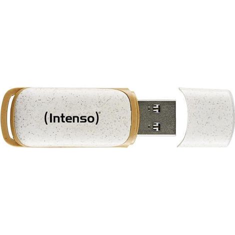 Intenso Green Line unidad flash USB 128 GB USB tipo A 3.2 Gen 1 (3.1 Gen 1) Beige, Marrón