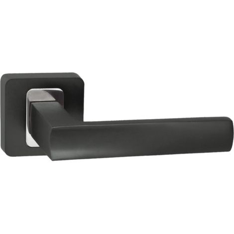 DOMINO Poignée de porte MAFF QR M6/ANTRYCYT Poignée Sans rosace Chrome brillant/anthracite (1/5)
