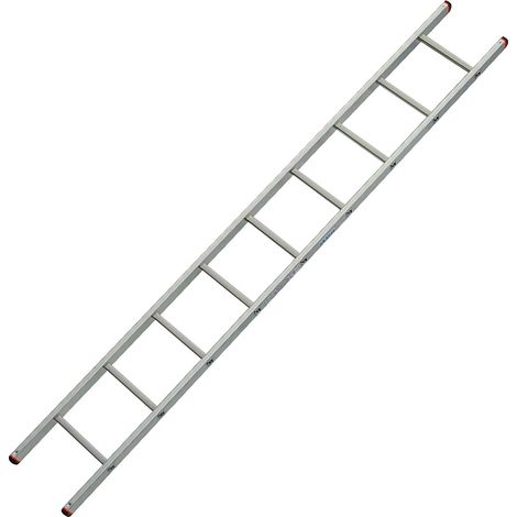 Krause MONTO SIBILO Alu Sprossen-Anlegeleiter 9 Tritte Sprossenleiter Aluleiter (1/5)