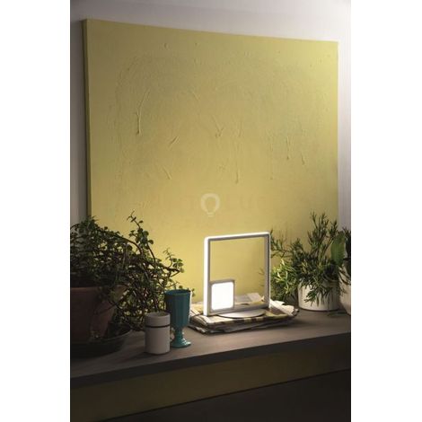 LUMETTO DOWEL SILVER LED 3000K 2085LM 25W TOUCH DIMMER 26X26CM