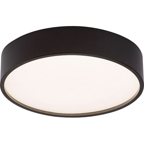 Plafonnier LED 18W Ø28 cm noir IP44 Larcia Rabalux (1/5)