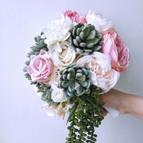 leichte Schaumstoff-Blumenstraußhalter für Hochzeiten, DIY-Blumengriffe, Brautstrauß-Accessoires (1/5)