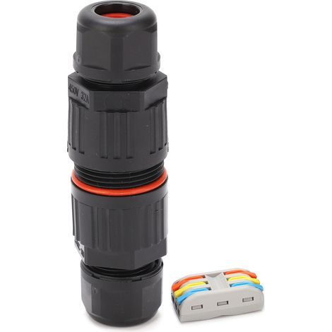 IP68 wasserdichter, flammhemmender PA66-Drahtverbinder für Lampenzubehör CDF-200/3 (Pct23) (1/5)
