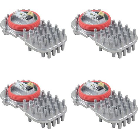 Questa centralina di controllo LED è compatibile con quattro moduli diodi a inserto per fari 63117263051 ed è adatta ai modelli Serie 3, Serie 4, Serie 6, X3, X5, X6, E92, E93, F32, F36, F12, F13 e F1