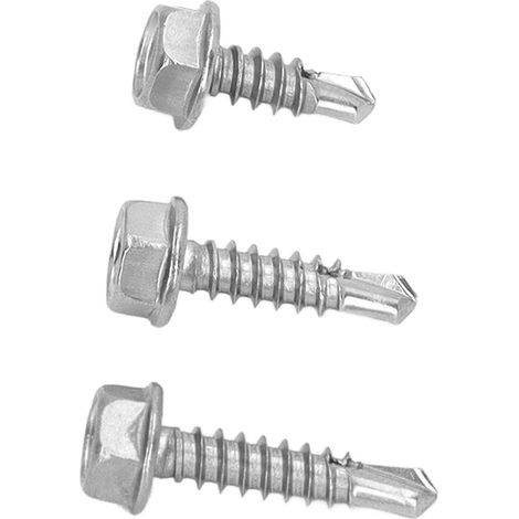 Vis inoxydable A2 M4 tête fraisée bombée à six pans creux avec rondelle, lot de 150 vis autotaraudeuses pour bois et métal (1/5)