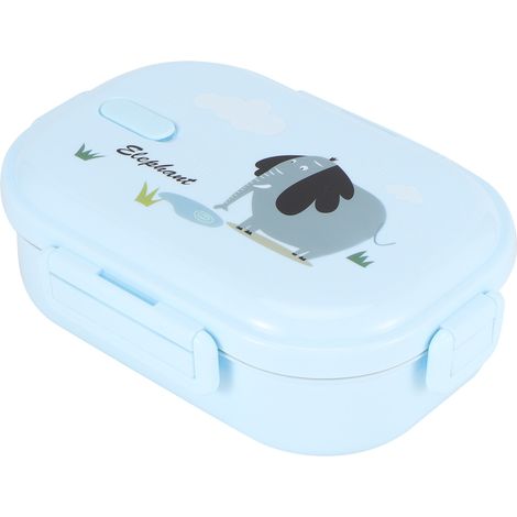 Isolierte Lunchbox, auslaufsicher, Edelstahl, Bento-Box, japanischer Speisebehälter für Kinder (Blau) (1/5)