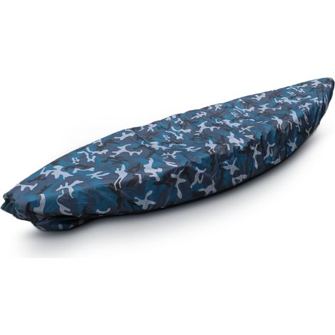 Bouclier de couverture de stockage de poussière résistant aux UV imperméable à l'eau de bateau de canoë de Kayak de Camouflage universel professionnel (1/5)