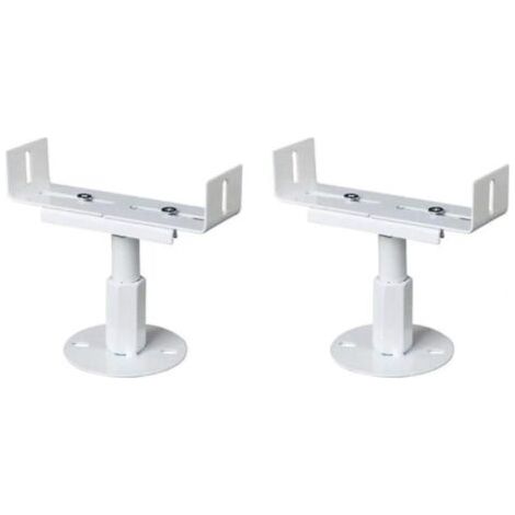 QORVA-Réglable en hauteur (11 à 16 cm), lot de 2 supports de radiateur en fer - résistant au brouillard salin, convient aux radiateurs domestiques (1/5)