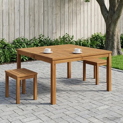 vidaXL Mesa de centro Natural 98 x 100,5 x 45 cm (1/5)
