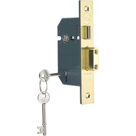 Yale YALPM550PB30 Serratura a mortasa a 5 Leve, Alta Sicurezza, Finitura in Ottone, 3 Inch/76 mm (1/5)